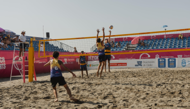 El Diputación de Cádiz Beach Sports vive una intensa segunda jornada del cadete sub-17 masculino