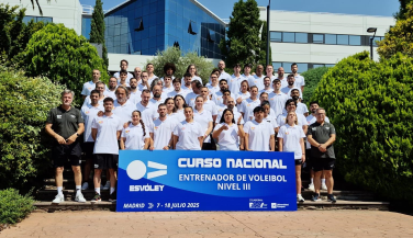 Madrid y Barcelona, sedes del Curso de Entrenadores de Voleibol de Nivel III