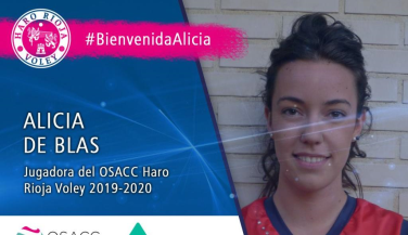 El OSACC Haro Rioja Voley ficha a la central Alicia de Blas