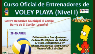 Curso de Entrenador de Voley Playa Nivel I en Logroño