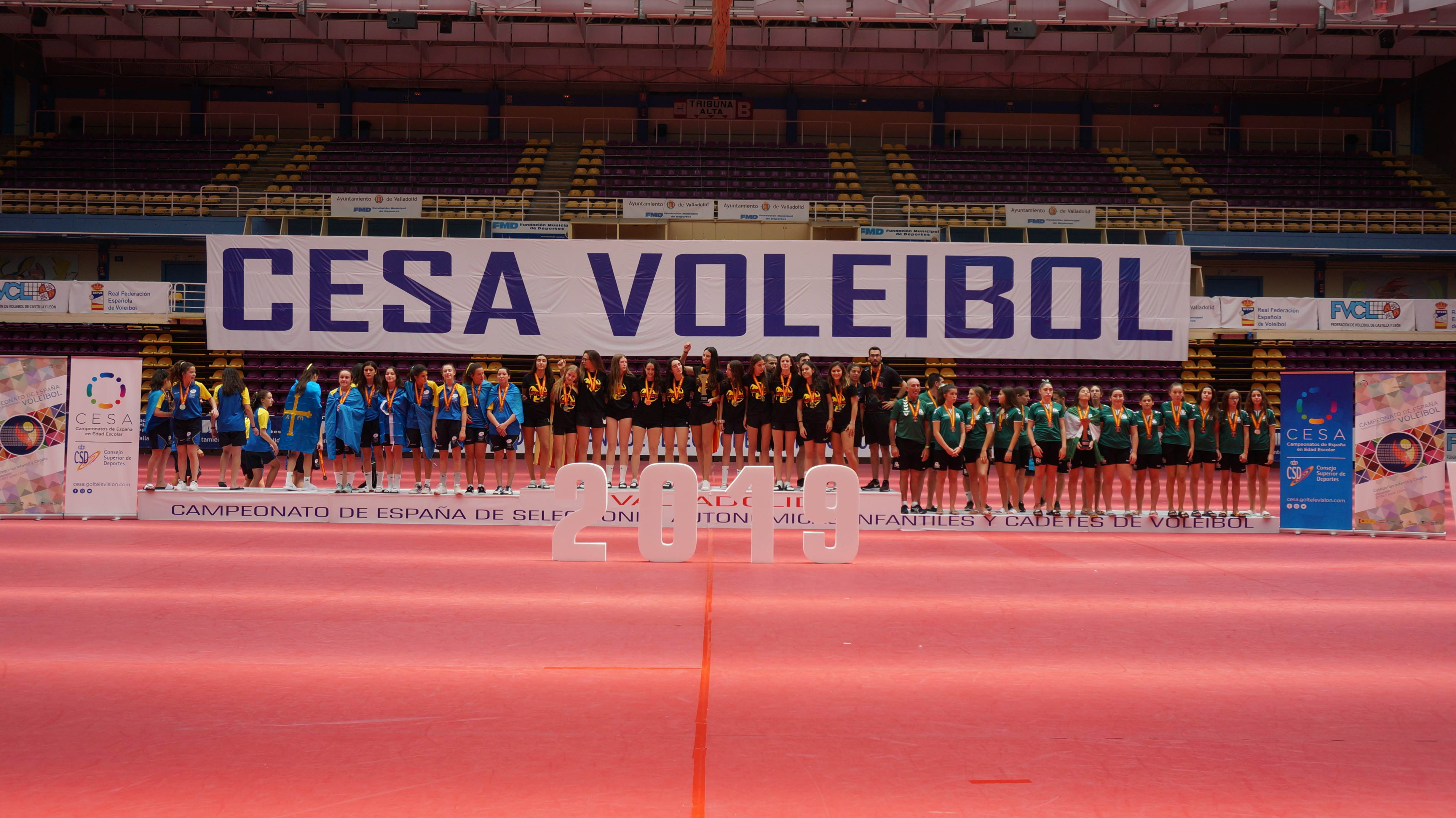 Valladolid corona a los nuevos campeones del CESA 2019 