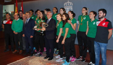Minis de Arluy VB Logroño ofrece el título de Supercopa  