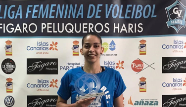 Daniele Batista (Fígaro Peluqueros Haris) MVP Iberdrola de la jornada