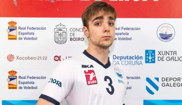 Martín Casais, duda en el Rotogal Boiro Voleibol para recibir a Unicaja Costa de Almería