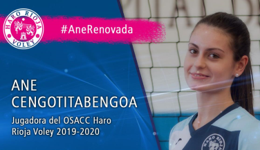  Ane Cengotitabengoa renueva con el OSACC Haro Rioja Voley