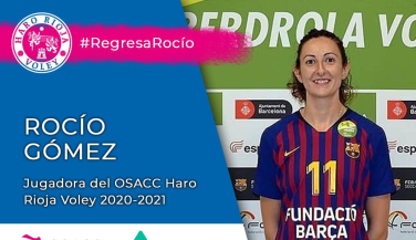 Rocío Gómez ficha por el OSACC Haro Rioja Voley