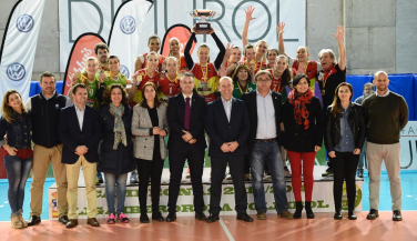 Minis de Arluy VB Logroño, campeón de la Liga Iberdrola