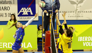 OSACC Haro Rioja Vóley solventa su choque con CVB Barça