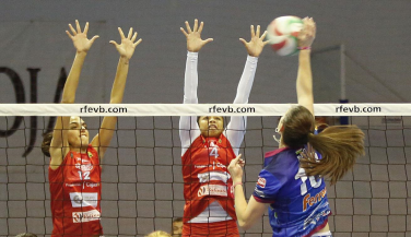 Valiosa victoria de OSACC Haro Rioja Voley ante Cajasol Juvasa