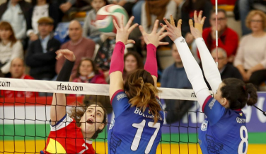 Minis de Arluy Voleibol Logroño se lleva el primer derbi riojano de 2018