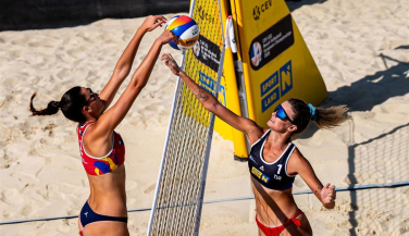 Marta Carro y Sofía Izuzquiza, décimas en el Europeo Sub22 de vóley playa