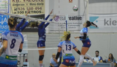 Feel Volley Alcobendas agua la fiesta del Kiele Socuéllamos