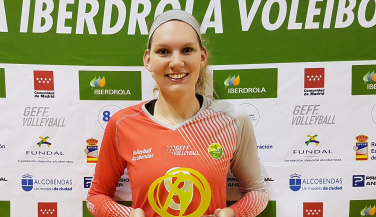 La opuesta de Feel Volley Alcobendas Brooke Kranda consigue su segundo MVP Iberdrola de la temporada
