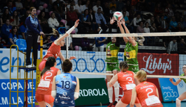 Minis de Arluy VB Logroño despierta a Cajasol Juvasa, para acceder a la final de la Copa de la Reina