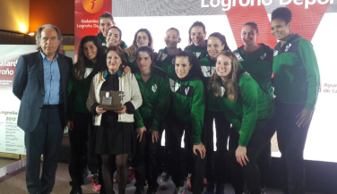 Los galardones de Logroño Deporte reconocen la trayectoria del Club Voleibol Logroño
