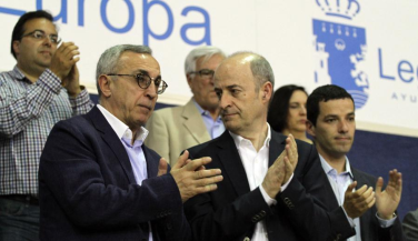 El presidente del Comité Olímpico Español acude al Preeuropeo de Voleibol de Leganés