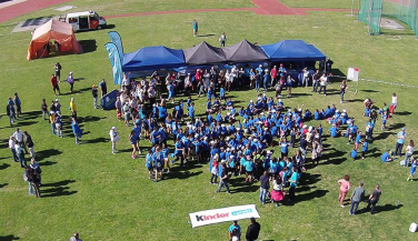 Evento Pequevoley en Leganés con motivo de la Copa de SM La Reina