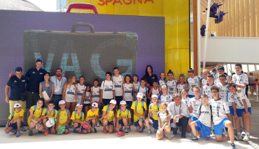 Inolvidable participación de jóvenes de Pequevoley en la Expo de Milán