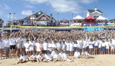 Exitoso festival de voley playa en Luanco 