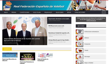 RFEVB presenta nueva web