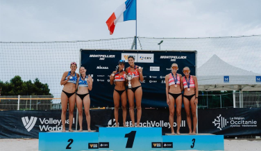 Oro para Izuzquiza/González y bronce para Viera/Saucedo en el Futures de Montpellier